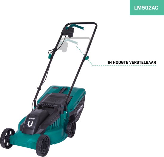 VONROC Grasmaaier 1300W 32cm maaibreedte - en Grastrimmer 300W – Ø230mm maaidiameter  - Complete set!