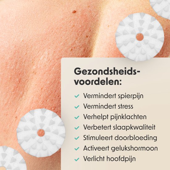 Acupressuurmat - Eco - Natuur/Wit