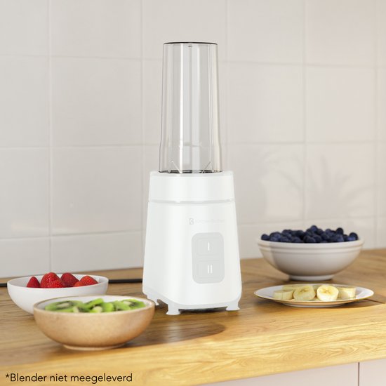 KitchenBrothers To-go Drinkfles - Beker voor Blender - 600ml - Voor KB4144 - Zonder deksel