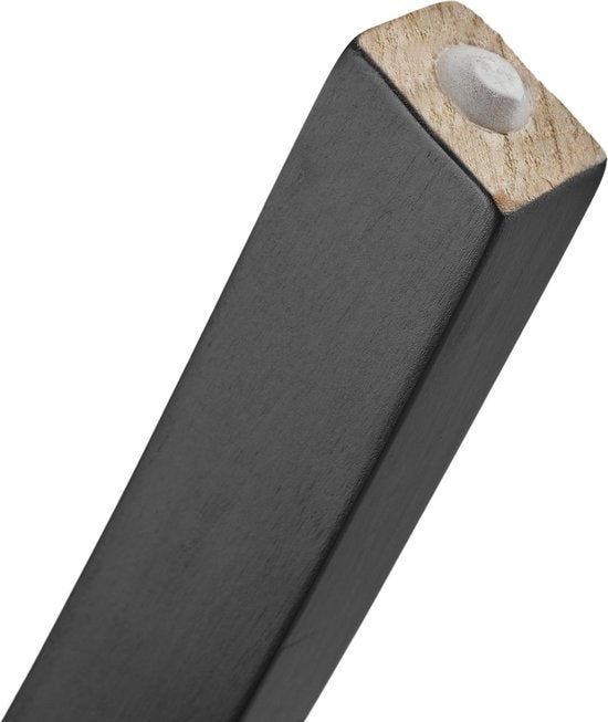tectake® - 2 eetkamerstoelen met ergonomische zitvorm - grijs gemarmerd - 403627