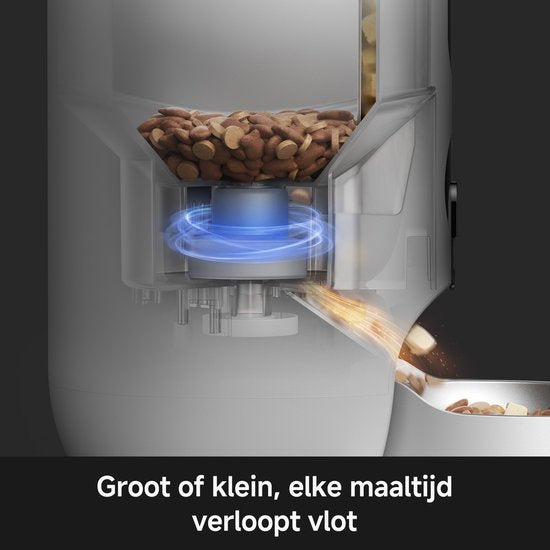 NutriPal 10 Ultra – Slimme Automatische Voerbak voor Katten met HD Camera, App-bediening - 4L - Wit