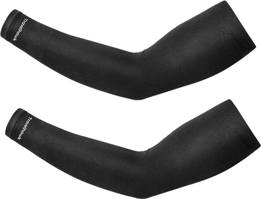 TravelHawk Arm Sleeve - Mouw - Mouwen - Armstukken - Armstukken Wielrennen - Zonbescherming - 2 stuks - Zwart - Maat XL