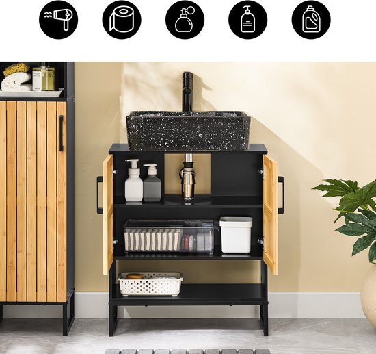 SoBuy Badkast BZR202-SCH