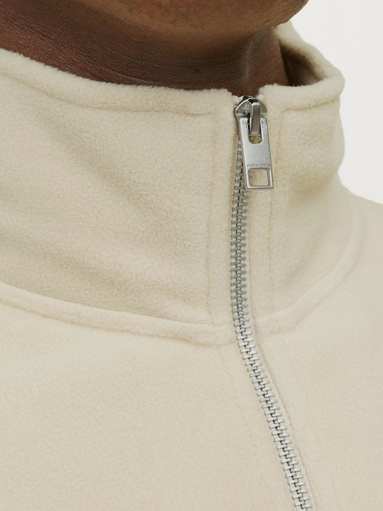 JACK&JONES - JORVESTERBRO FLEECE KWART RITS NOOS - Heren - maat XXL - Sweaters
