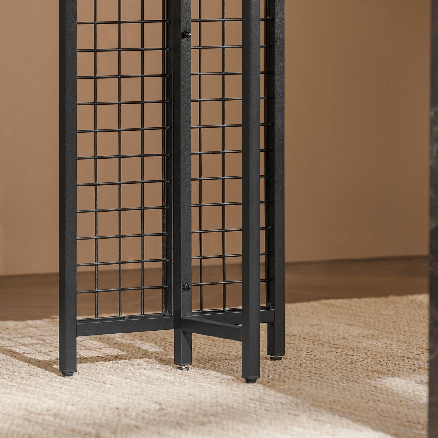 SoBuy Moderne Bartafel - Met Flessen en Glazenhouders - 120x50x105 cm - Zwart