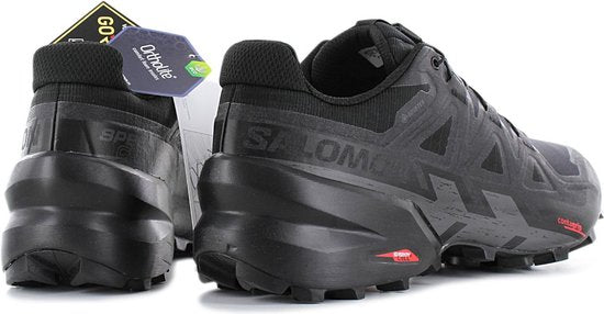 Salomon Speedcross 6 GTX - GORE-TEX - Heren Trail-Running Schoenen Hardloopschoenen Zwart 417386 , Maat: EU 46 UK 11