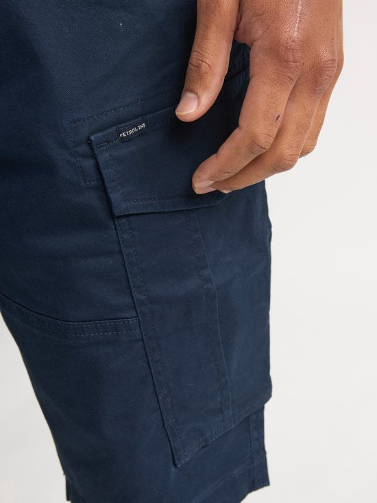 Petrol Industries - Heren Cargo short Heatwave - Blauw - Maat XXL