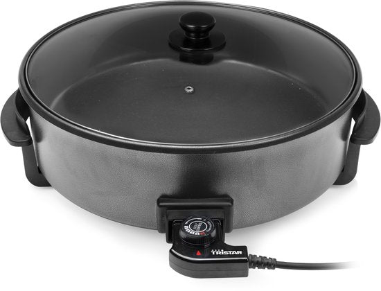 Tristar Elektrische Hapjespan XXL - 1500W - PZ-9146 - Met Thermostaat - Maximale temperatuur 250⁰ C - PFAS-Vrij