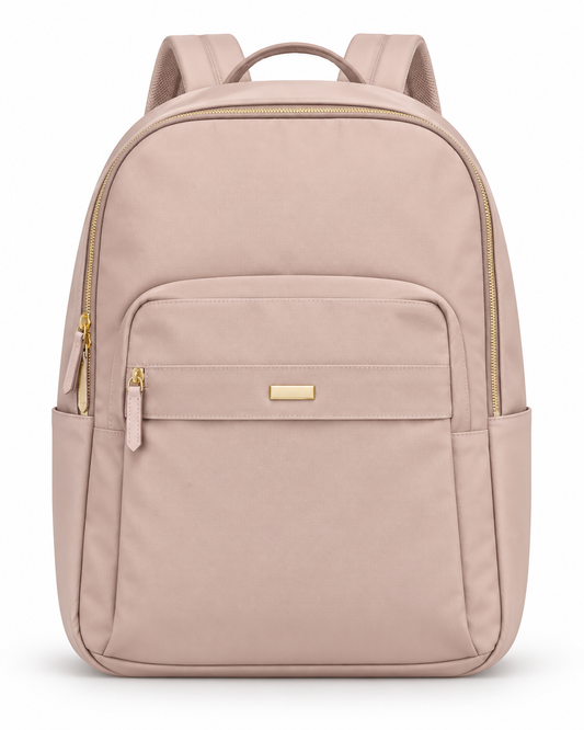 Blush Everyday Backpack Lichtroze – Stijlvolle Rugzak voor Elke Dag