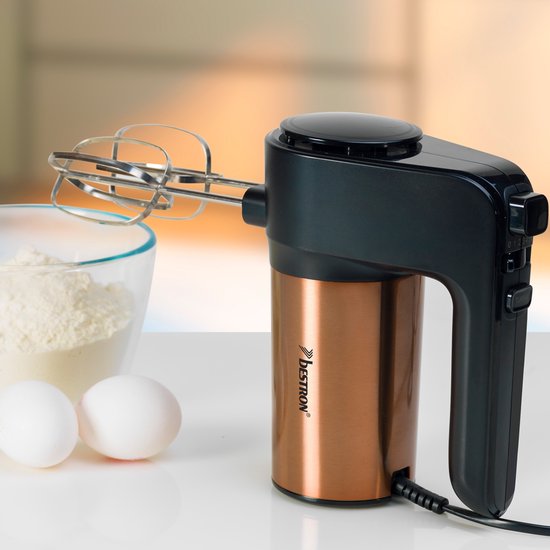 Bestron AHM1000CO Power Handmixer Koper/Zwart