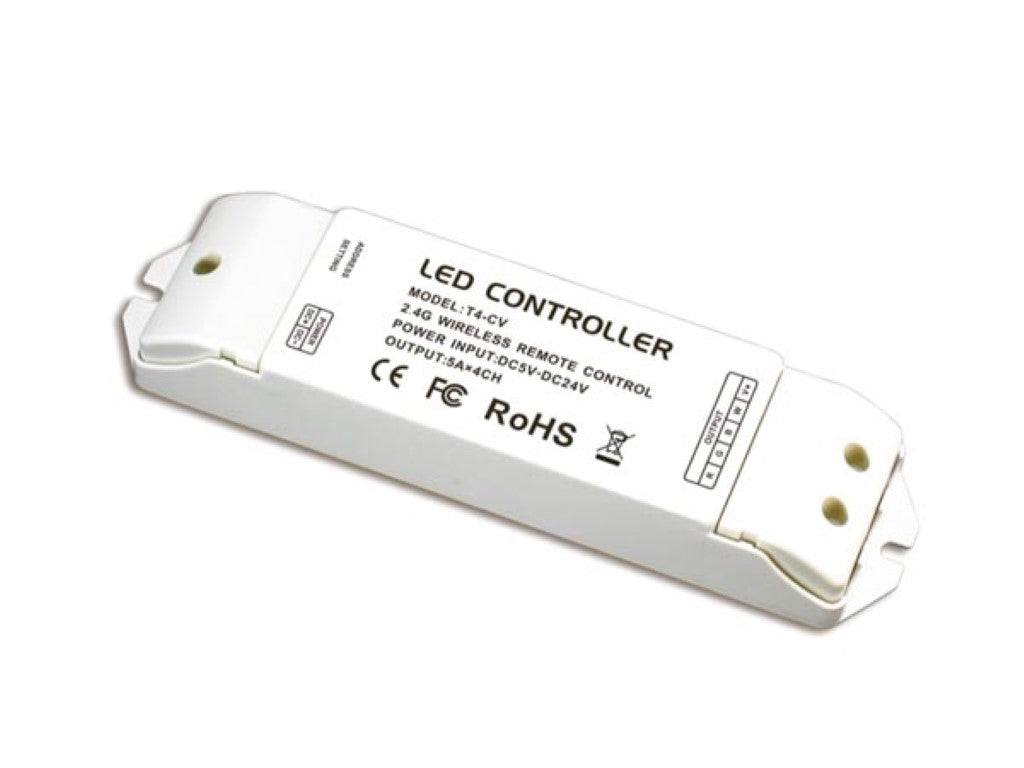 Velleman RGBW LED-controller ontvanger voor CHLSC20TX – 176 x 45 x 30 mm