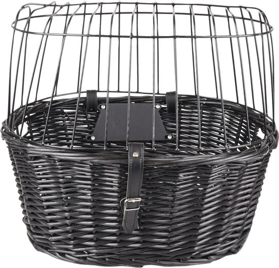 MaxxPet Fietsmand hond - Hondenmand fiets - Vooraan fietsstuur - 47 x 34 x 42cm - Zwart