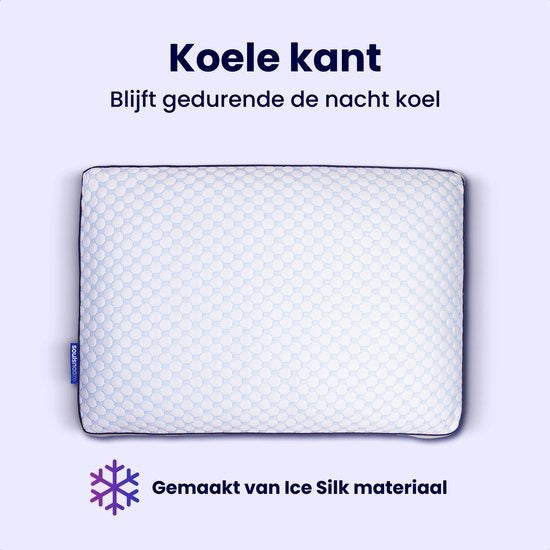 Soulsnooze Memory Foam Hoofdkussen Dawn - Aanpasbaar Design - wit - 50x70cm