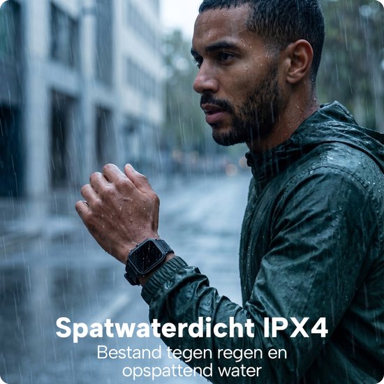 Smartwatch voor Dames en Heren - Stappenteller, Bloeddrukmeter en Hartslagmeter - Sporthorloge - Spatwaterdicht – Roze - BREND BR-2223