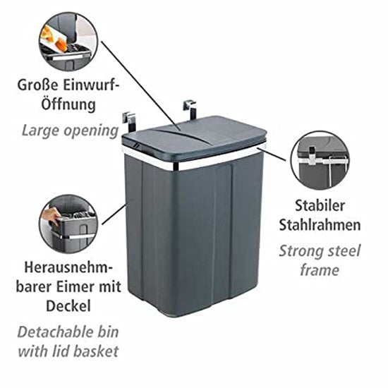 Wenko Deurvuilnisbak, 12 liter