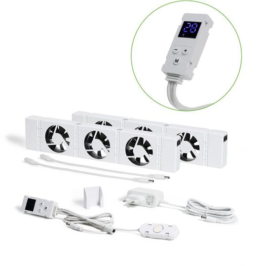SpeedComfort Radiator Ventilator Duo Set – Bespaar Tot 22% Energie – Sneller Verwarmen – Fluisterstil