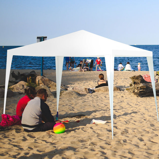 Coast Tuintent - afneembare zijwanden en ramen - 3 x 3 x 2,56 m - 10 kg - wit