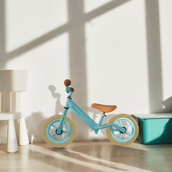 LifeGoods KiddyCruiser Loopfiets - 2 jaar - Jongens en Meisjes - Balance Bike - Mintgroen