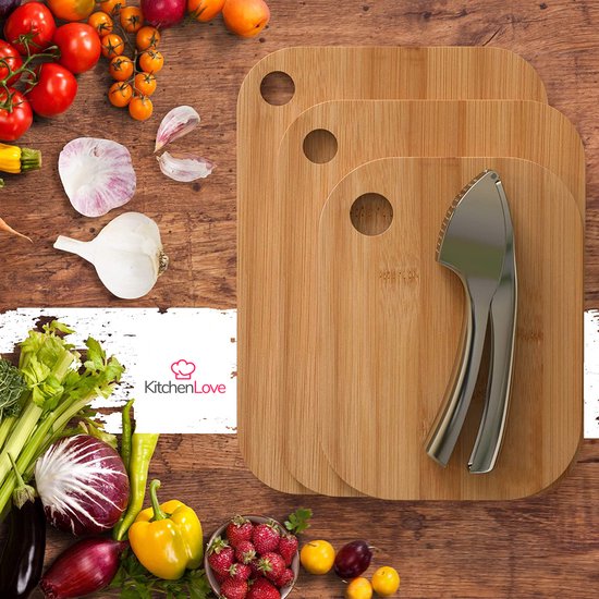 KitchenLove Knoflookpers - Lookpers - Gemberpers - Vaatwasser Bestendig