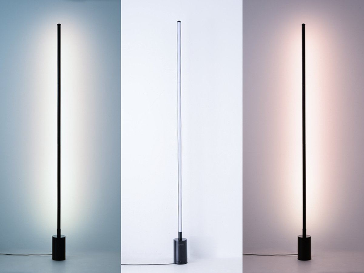 Sensic SL-1 Hoeklamp met Afstandsbediening - RGB & Wit Licht - Smart Vloerlamp - Staande Lamp - App Besturing - Zwart