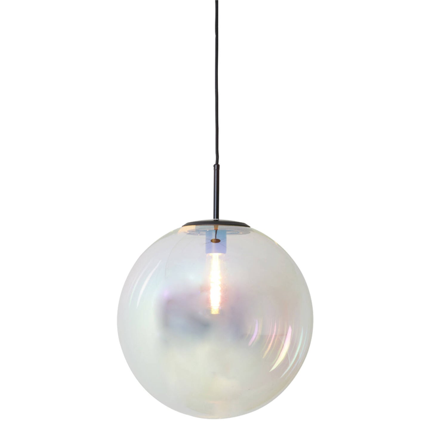Medina Hanglamp - Glas - Ø40cm - Rainbow/Zwart