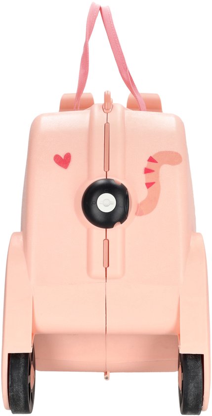 Zebra Trends Ranger Kinder Koffer - Handbagage - Kids - Zitkoffer - Kinderen - Roze