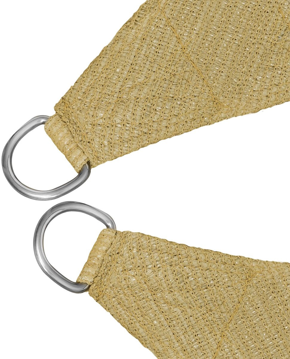 tectake Rechthoekig Schaduwdoek Sunny - 2 x 3 m – Zandkleur