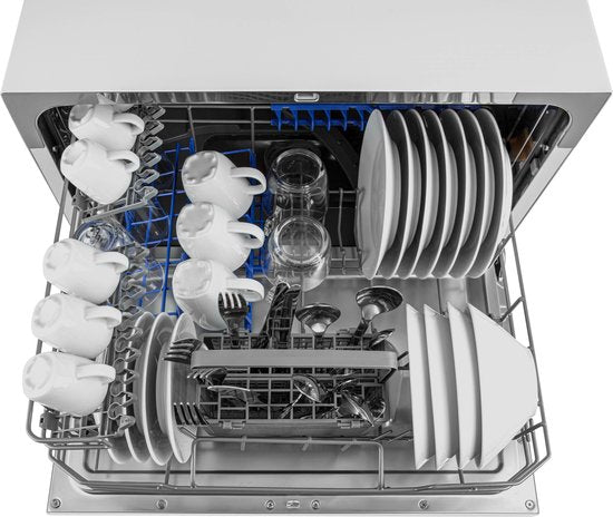 Tomado TDW5501W - Mini vaatwasser - Kleine vaatwasser - Vrijstaand - 6 couverts - 5 programma's - Energieklasse D - Wit