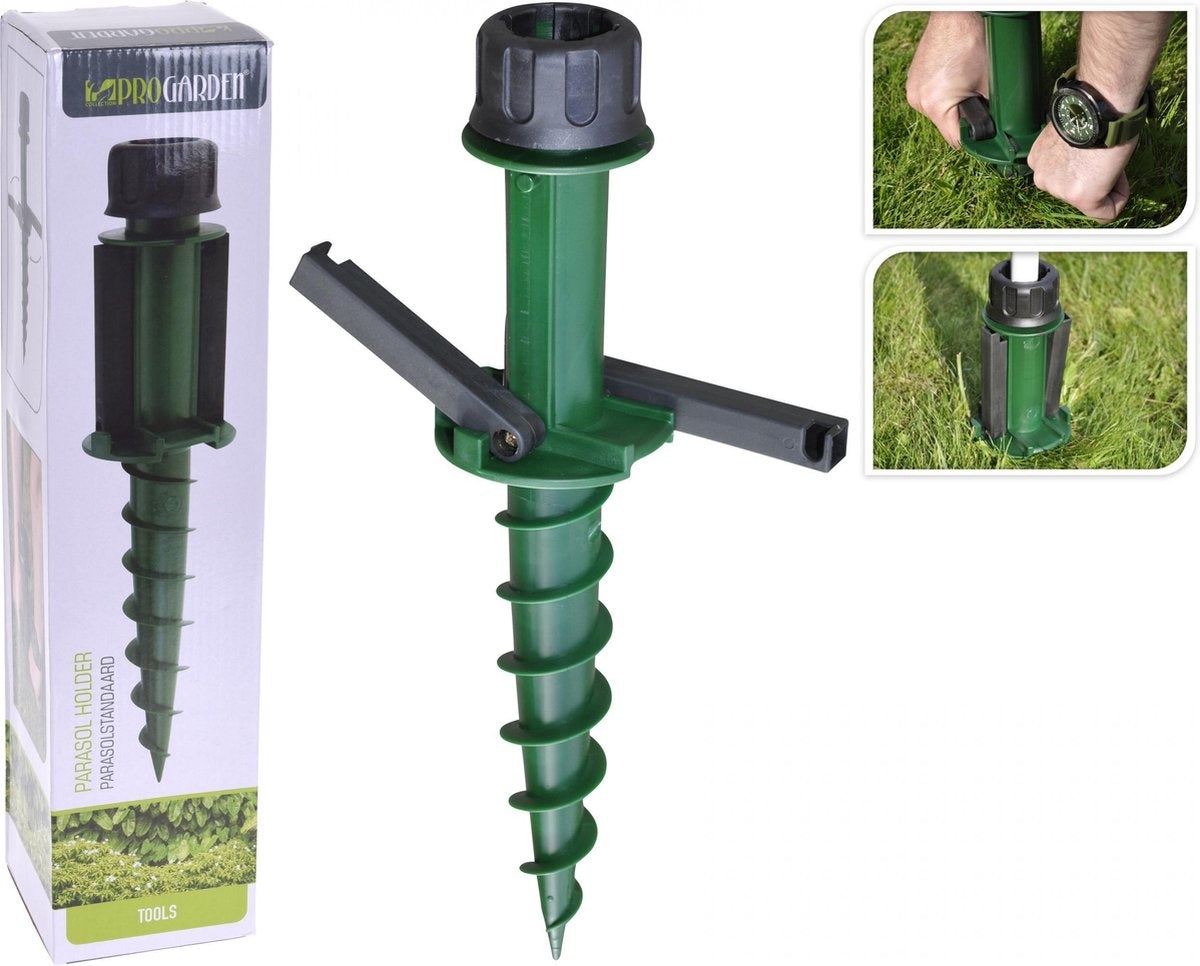 Pro Garden® Parasolstandaard Schroefmodel | 44 cm