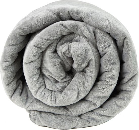 Calmzy Superior Soft - Duvet cover - Verzwaringsdeken hoes - 150 x 200 cm - Superzacht - Comfortabel - Grijs