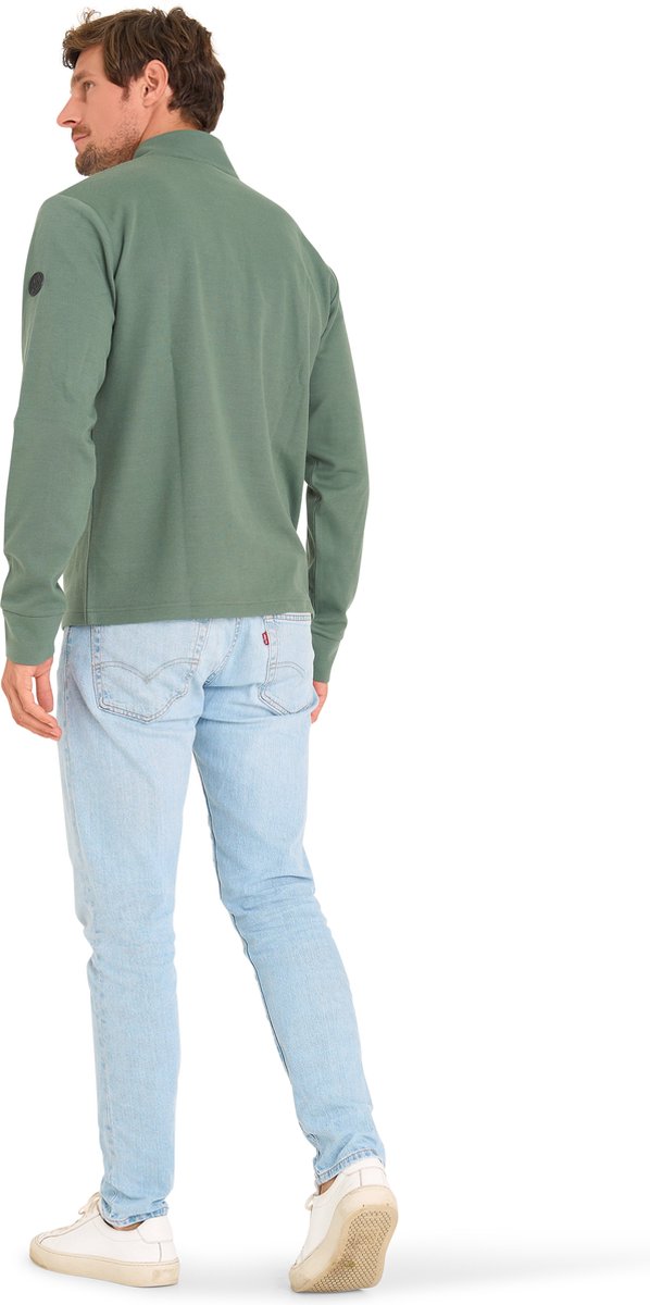 Mario Russo Pique Longsleeve - Heren - Zacht Katoenmix - Tijdloze Pasvorm