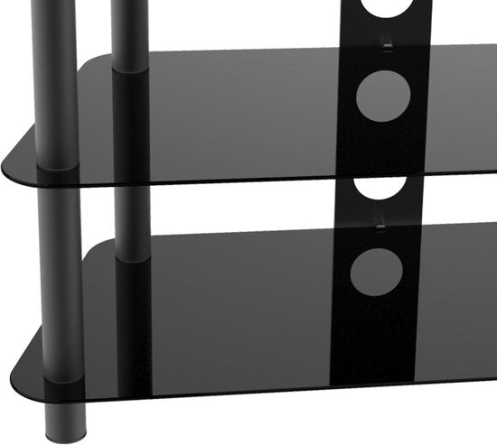 VDD - TV kast meubel - Audio hifi meubel - 80 cm breed - Zwart