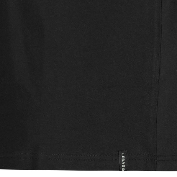 3x LebasQ Fit T-Shirts – Zwart – V-hals – Regular Fit – Maat S – 180g/m²