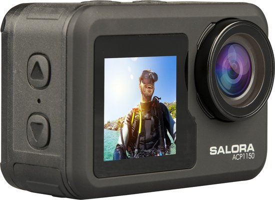 Salora ACP1150 actiesportcamera 12 MP 4K Ultra HD CMOS 25,4 / 2,86 mm (1 / 2.86") Wifi 132 g