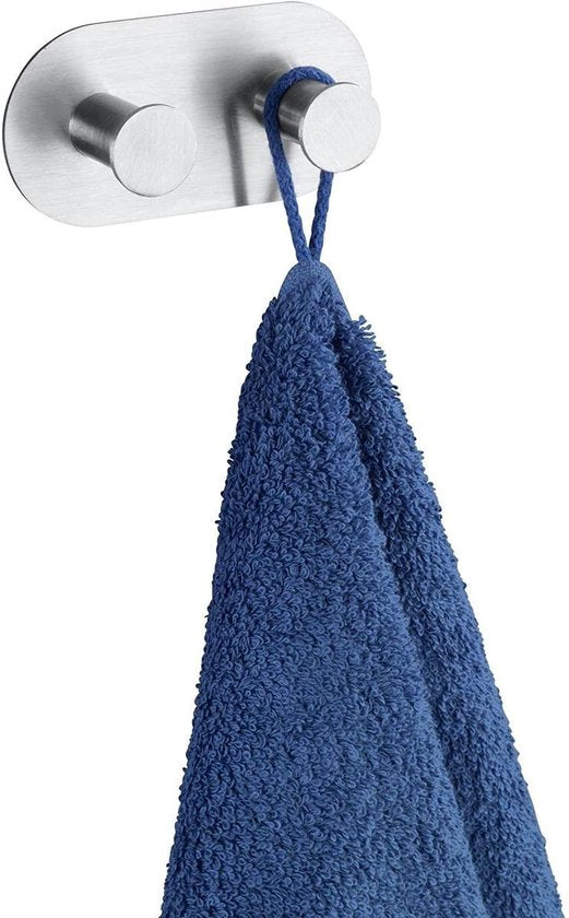 Wenko Wandhaak Cona Duo 10 X 5 Cm Rvs Chroom