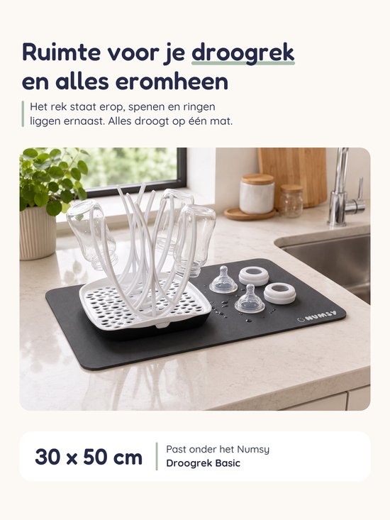 Numsy Matt Afdruipmat · Afdruipmat Voor Afwas · Droogrek Babyflessen