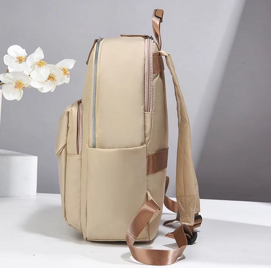 Rugzak Dames Laptoptas 14 Inch - 15 L - 39 x 24 x 12 cm - Khaki