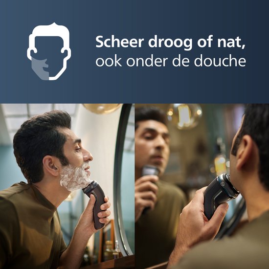 Philips Shaver 3000 Series S3343/13 - Elektrisch scheerapparaat – met trimmer – mannen - Donkergrijs