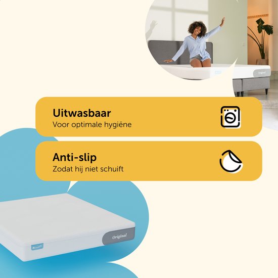 Cloudpillo Original Matras - 90x210  - Adaptive Support Laag - 4-laags - Ultiem Comfort - Uitwasbaar