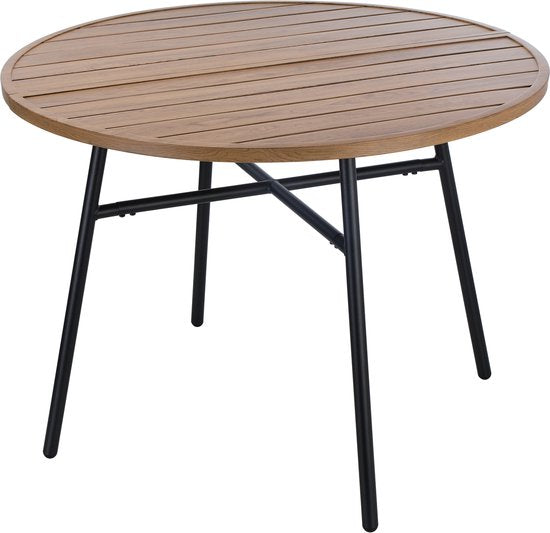 VDD – Tuintafel – Buitentafel – Ronde tafel – Aluminium – 100 x 73,5cm