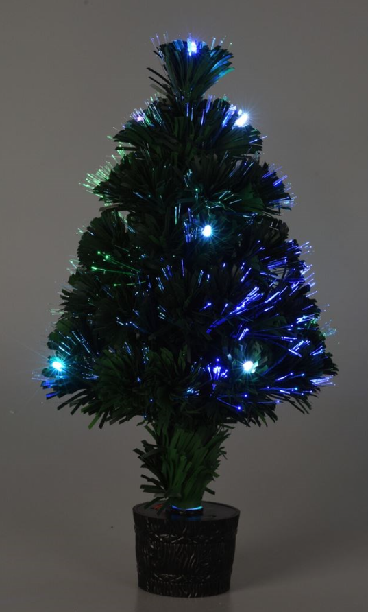 Kerstboom met Fiber Optic Verlichting -  45 cm - Groen