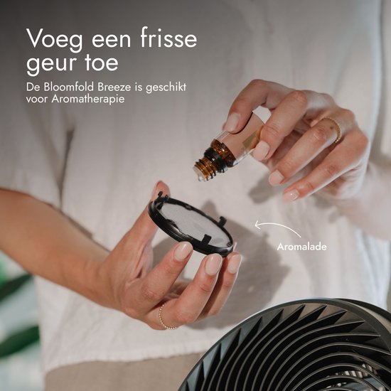 Bloomfold Breeze Ventilator - 108 cm - Midnight Blue - Touch Bediening - 3D Oscillatie - Timer - 9 Snelheidsstanden