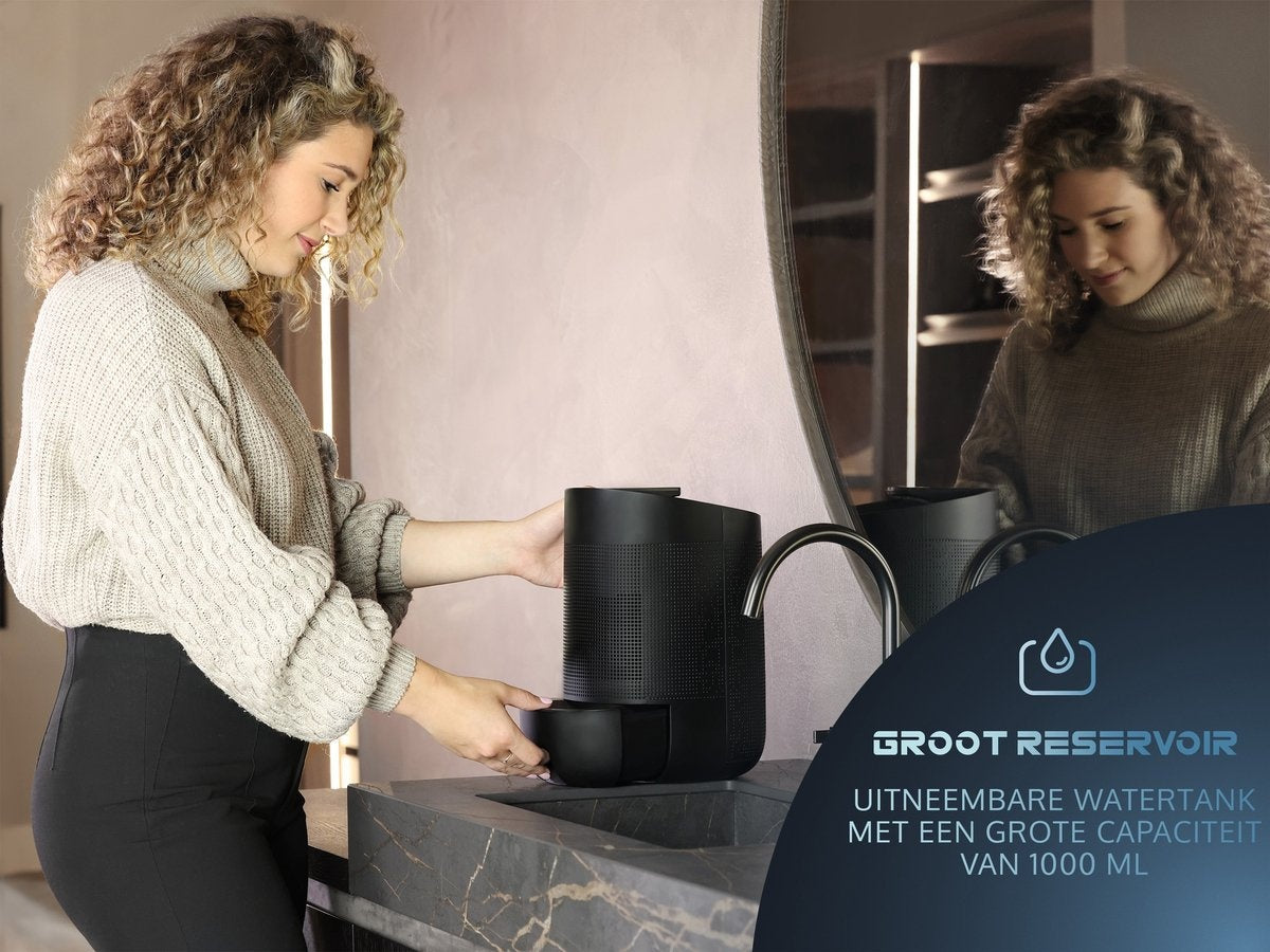 JAP Appliances Enivio D6 - Luchtontvochtiger en luchtreiniger met HEPA-filter - Ontvochtigt 750ml per dag - Hygrostaat - Ontvochtiger huis - Woonkamer, slaapkamer, badkamer en kelder