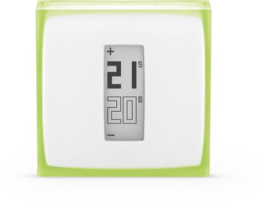 Netatmo Slimme Thermostaat Modulerend - Smart Thermostaat voor CV - Werkt met Google Home, Alexa & Apple Homekit - Draadloos - Wit