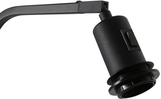 Vloerlamp Stang 4738ZW zwart metaal 152 cm modern armatuur kantelbaar Steinhauer