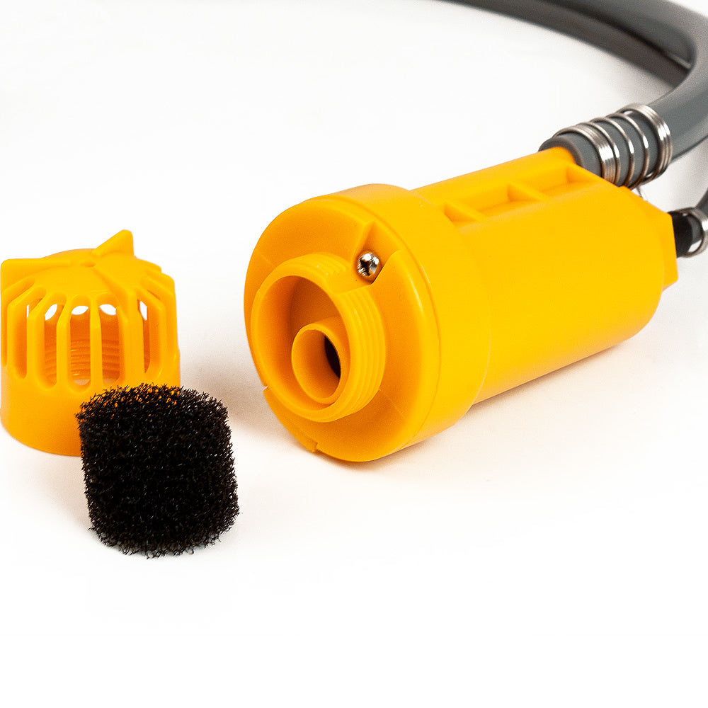 Campingdouche met dompelpomp – tuindouche – buitendouche - inclusief zuignap en houder