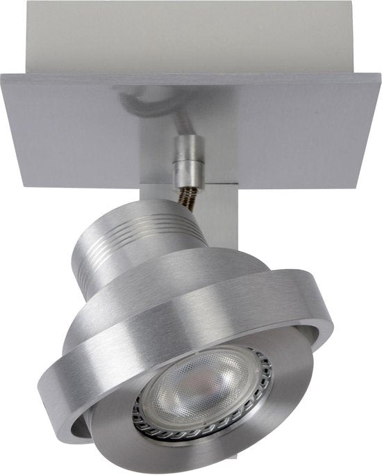 Lucide LANDA - Plafondspot - LED Dim tot warm - GU10 - 1x5W 2200K/3000K - Mat chroom