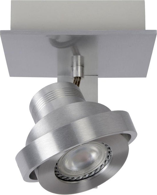 Lucide LANDA - Plafondspot - LED Dim tot warm - GU10 - 1x5W 2200K/3000K - Mat chroom