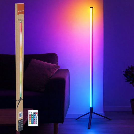 Grundig Vloerlamp - LED - RGB - USB - 120 cm