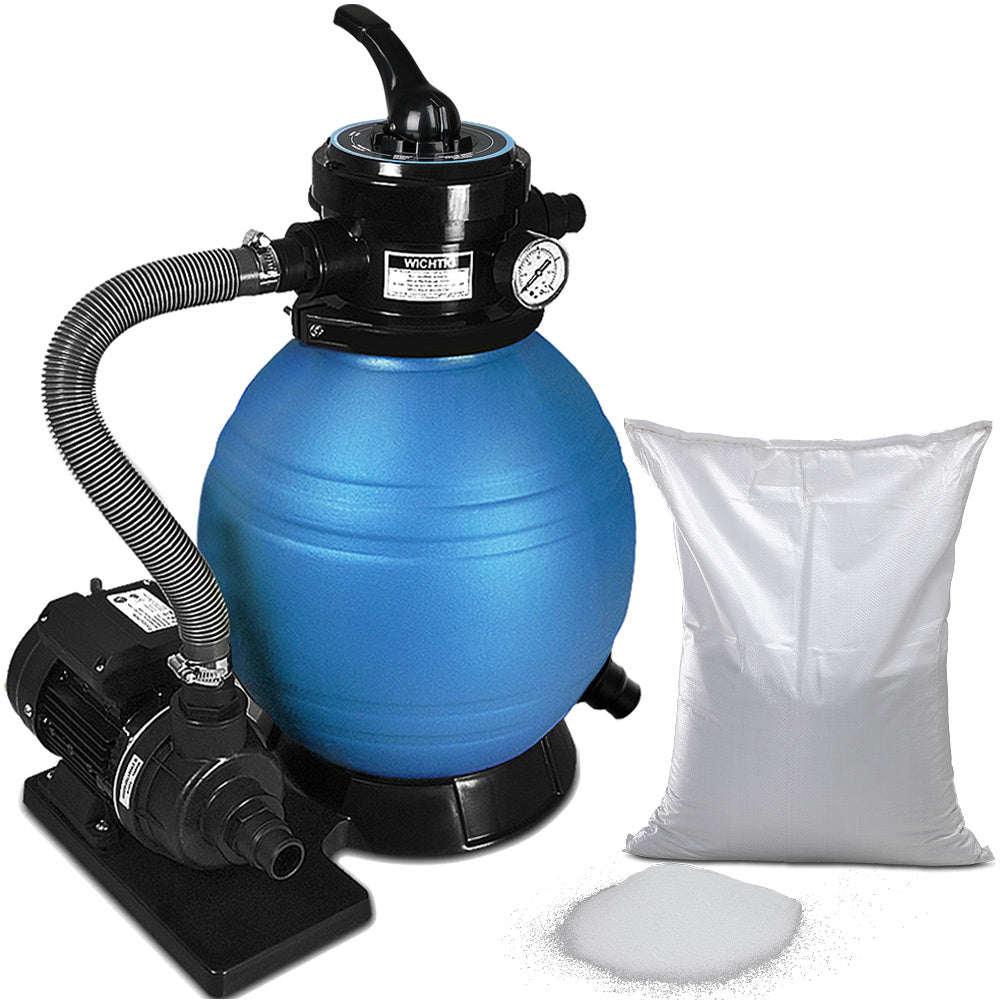 Monzana Zandfiltersysteem - 10.200 l/u 25 l Tank 7-weg & Filterglas